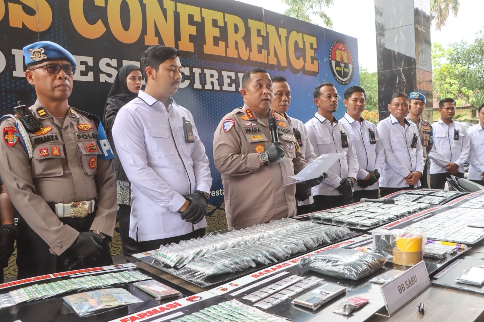 Polresta Cirebon Sikat Jaringan Narkoba Awal 2026: 12 Kasus Terungkap, 16 Pengedar Diringkus