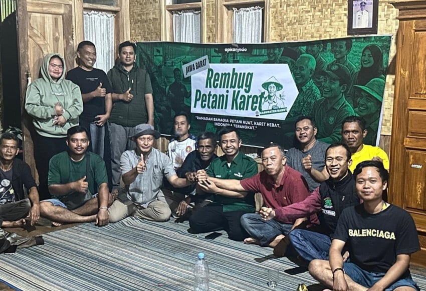 Bukber Apkarindo di Garut Bahas Masa Depan Karet Rakyat