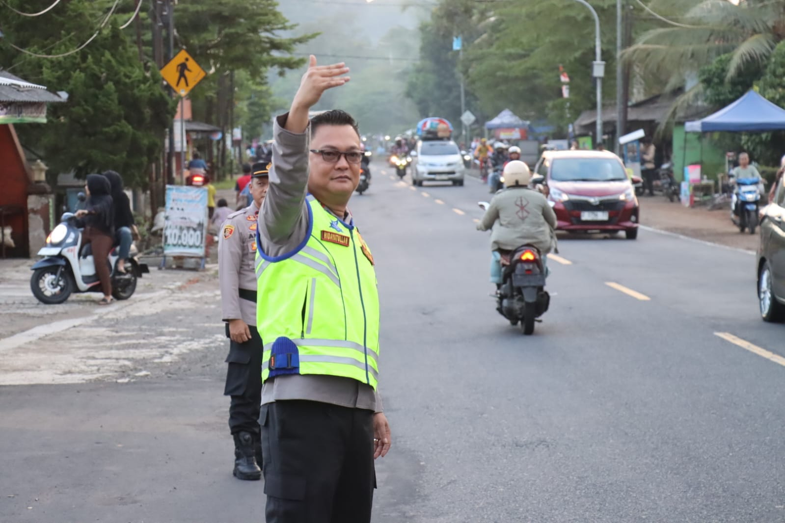 Kapolres Ciamis Tinjau Langsung Pos Pengamanan Karangkamulyan, Pastikan Kesiapan Optimal Operasi Ketupat Lodaya 2026