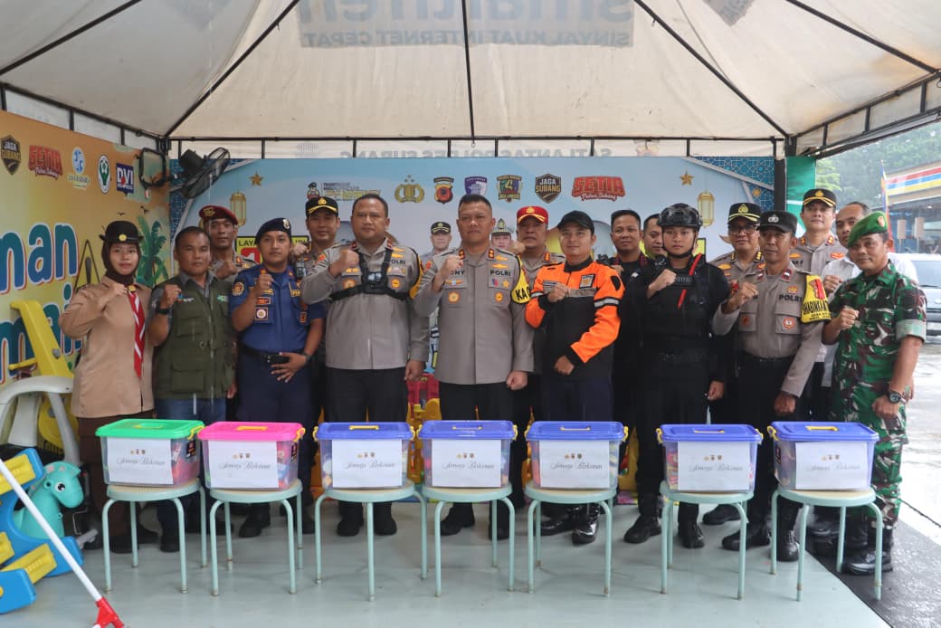 Wakapolda Jabar Tinjau Pos Pelayanan KM 102 Tol Cipali Subang