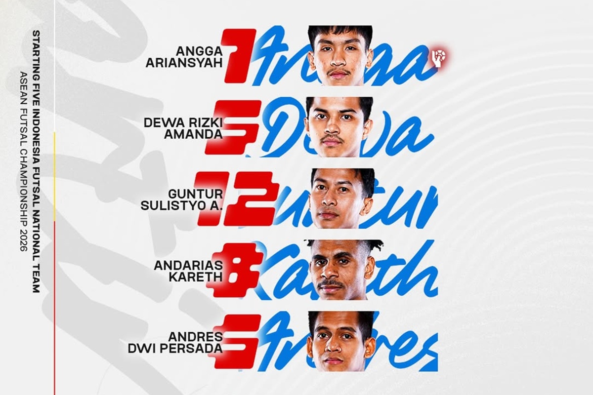 Hasil Babak Pertama Timnas Futsal Indonesia vs Thailand di Final Piala AFF Futsal 2026: Skuad Garuda Ditahan 1-1